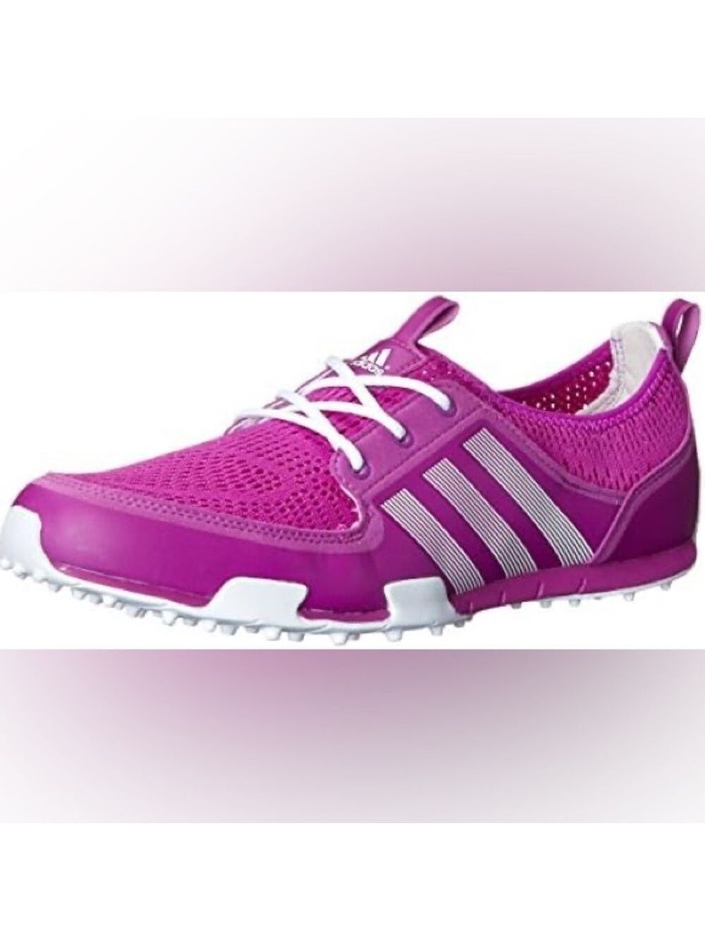 WOMEN'S ADIDAS CLIMACOOL BALLERINA II GOLF SHOES Purple Sz 8